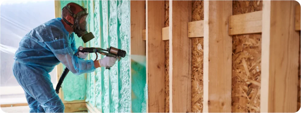 Spraying Foam Insulation In Walls