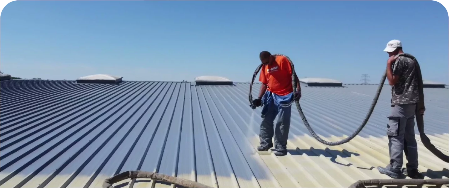 Polyurea roof coating by ArmorThane