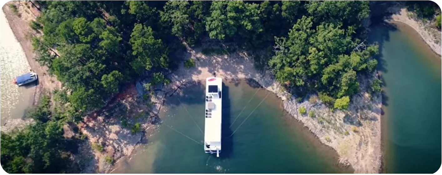 Modern Floating House Near Shore