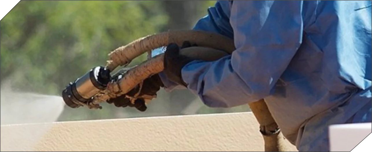 weather conditional coatings with Spray Gun