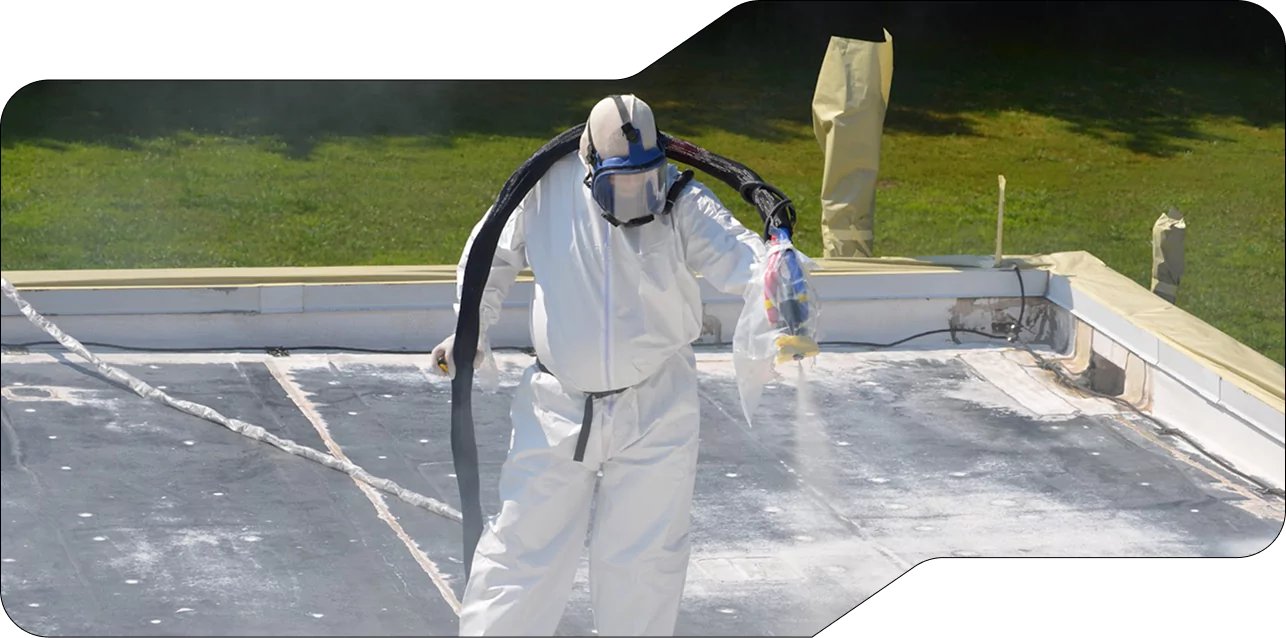 Roof Coating Application for Waterproofing