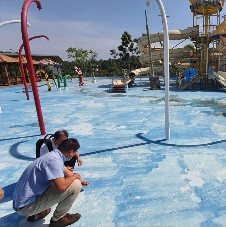 Waterpark Slide Inspection