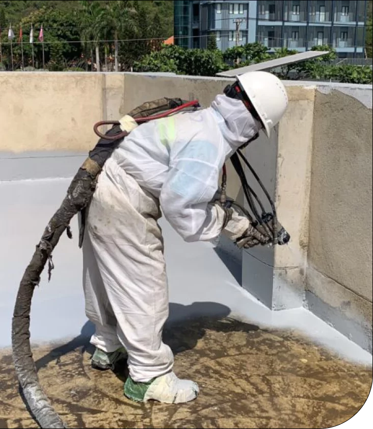 Highline 510 Application Armorthane suregrip polyurea coatings POLYUREA PROPERTIES -Durability, Flexibility, and Water Resistance