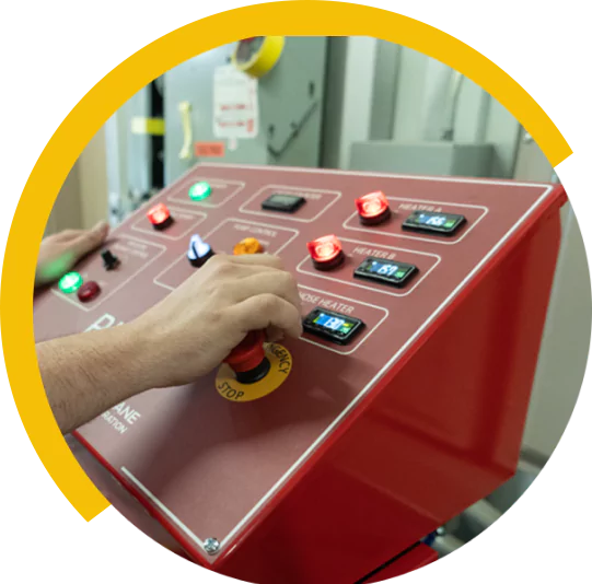 Polyurea Spray Equipment industrial control panel