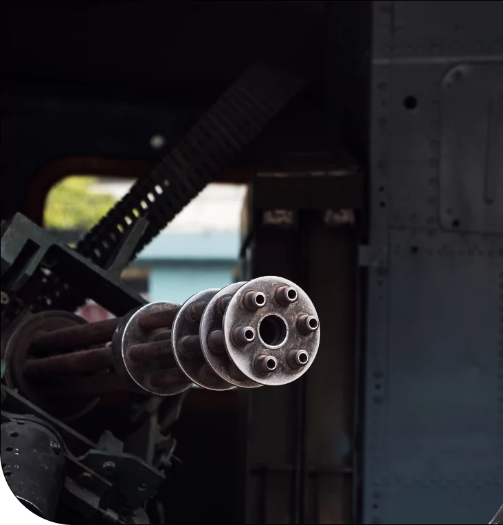 Heavy-duty machine gun ballistic Coatings