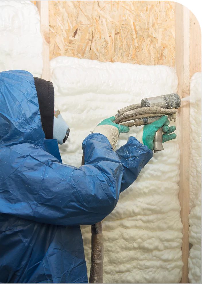 spray foam r-value wall insulation