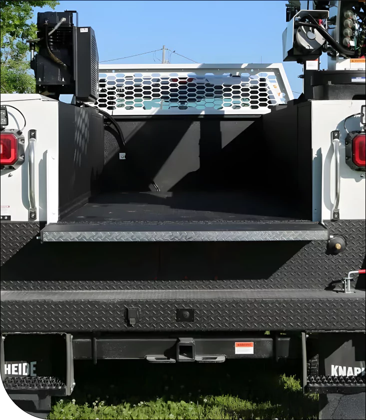 Heavy-Duty Utility Truck with Protective Coating