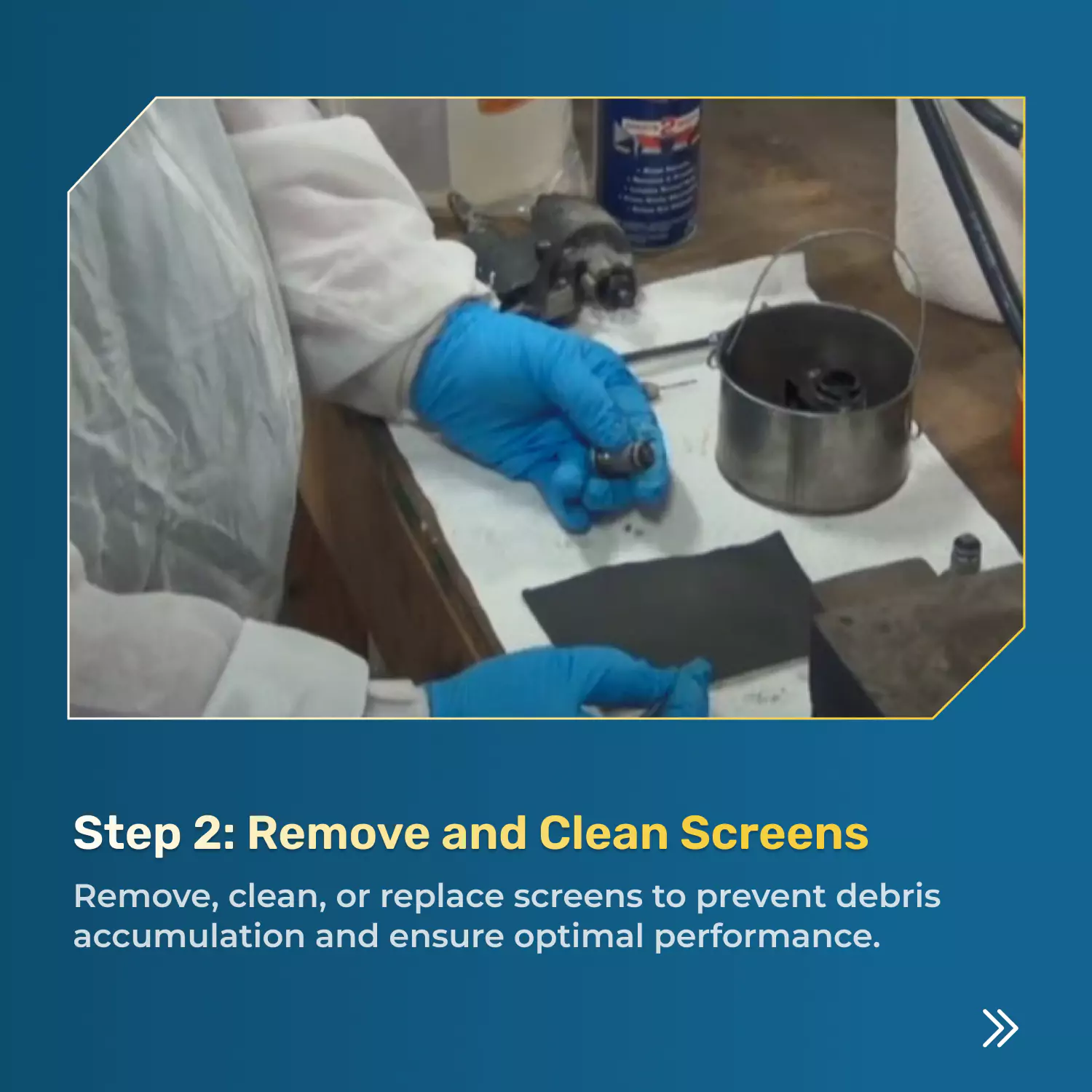 Remove Clean Screens