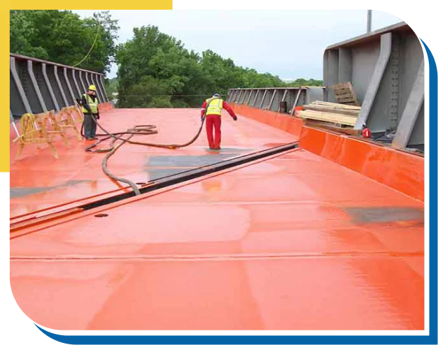 Bridge polyurea coatings