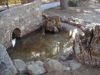 Landscaping Water Features Pond at bridge