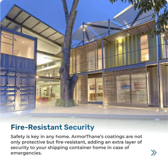 fire-resistant security container coatings