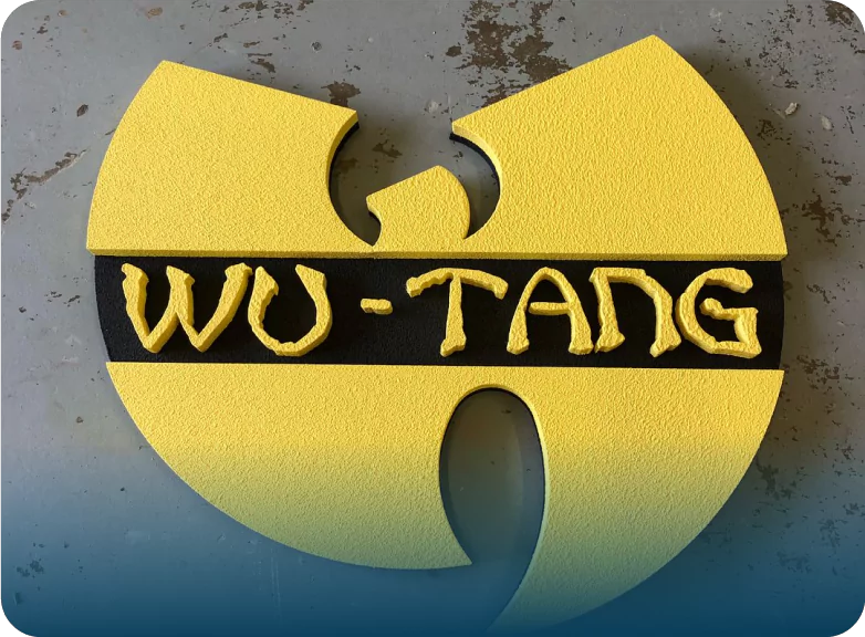 Polyurea Artwork Wu Tang Sign