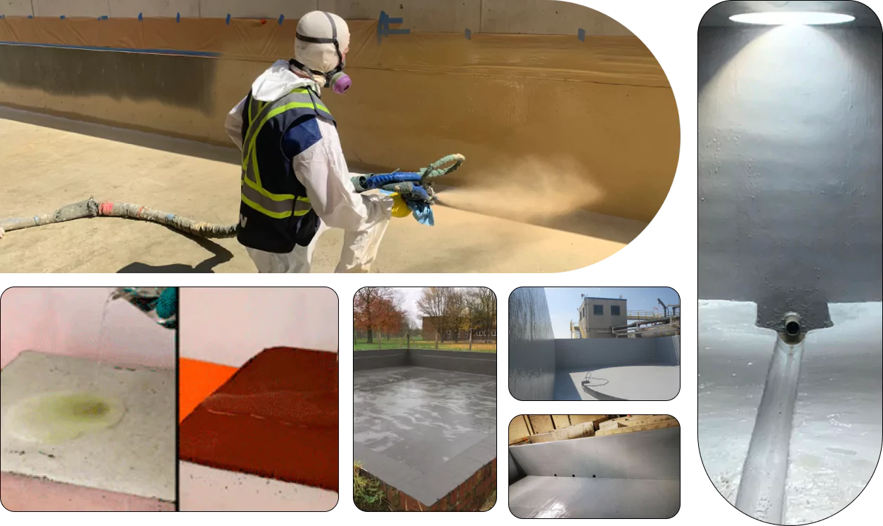 Industrial coating and waterproofing services