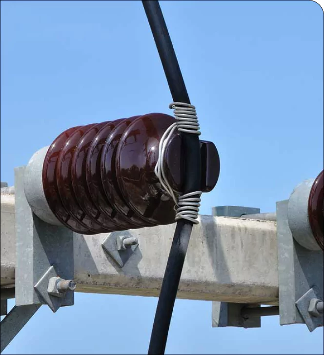 High-Voltage Power Line Insulator