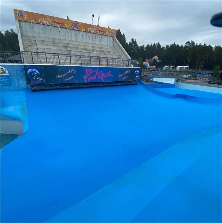 Polyurea water park coatings