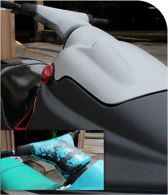 Watercraft restoration using ArmorThane protective coating