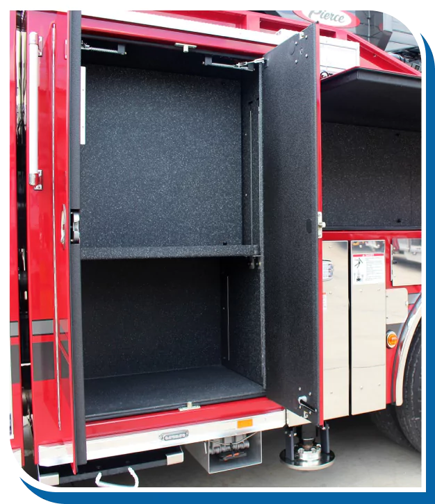 Emergency Vehicle Storage Compartment