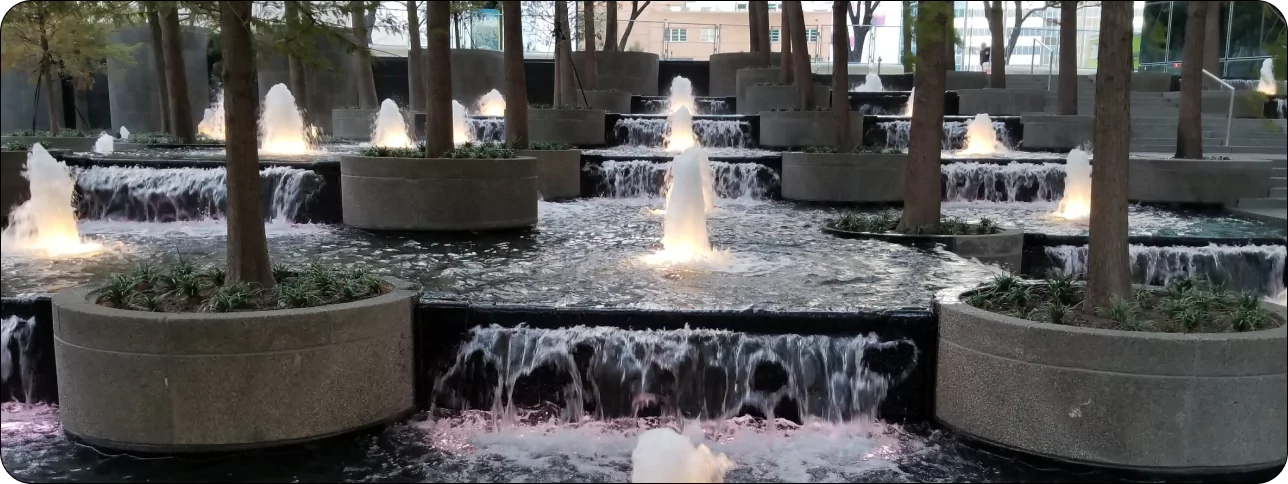 water park concrete fountain rehabilitation