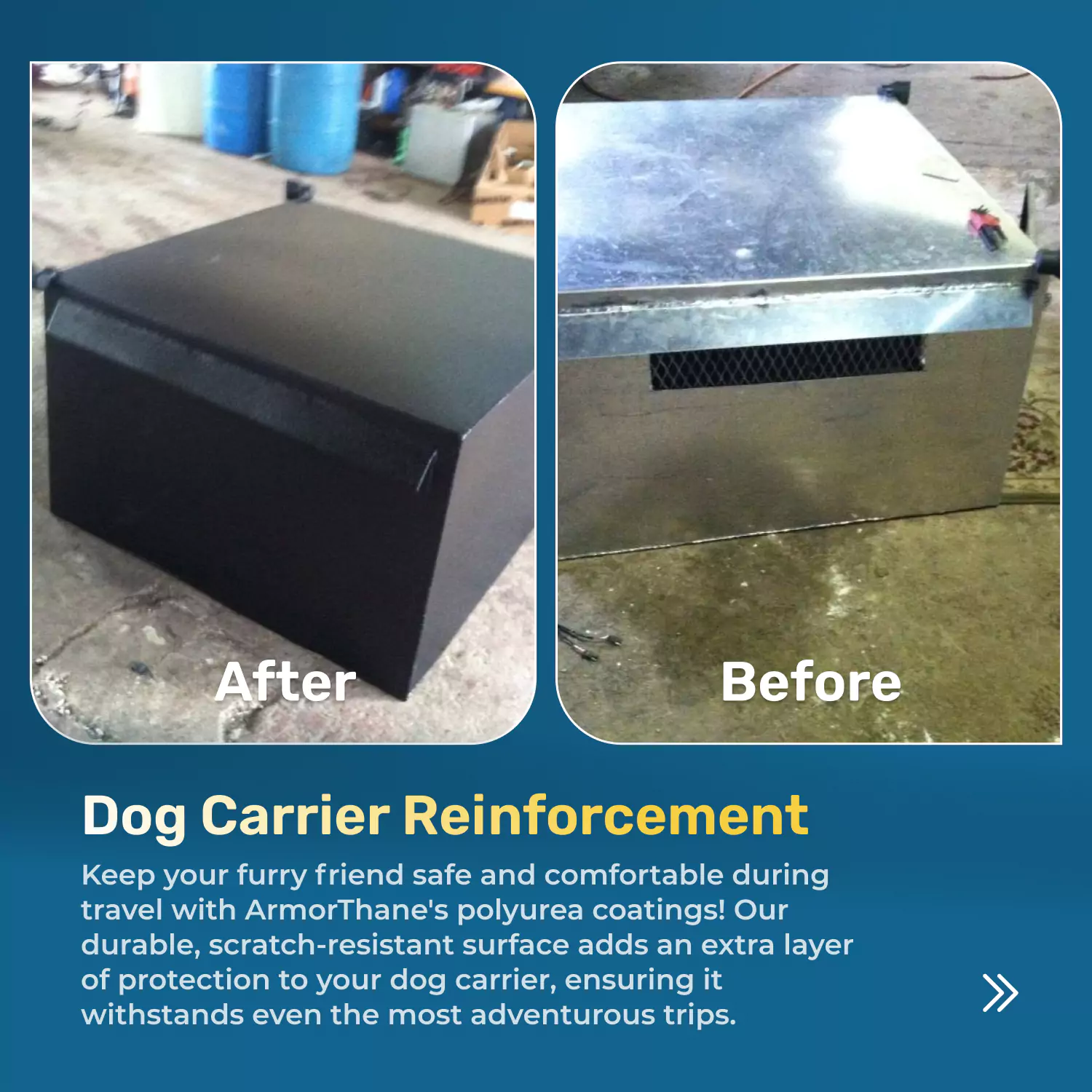 Dog Carrier Reinforcement Polyurea