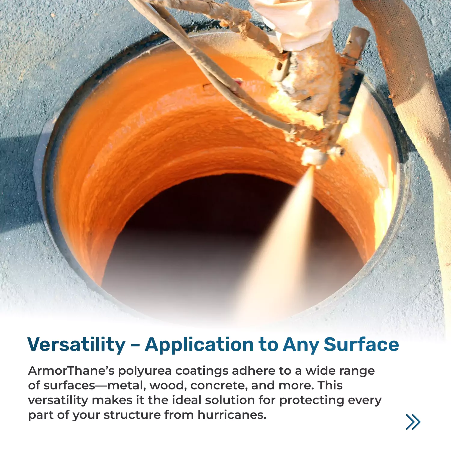 Versatility - application to any surface