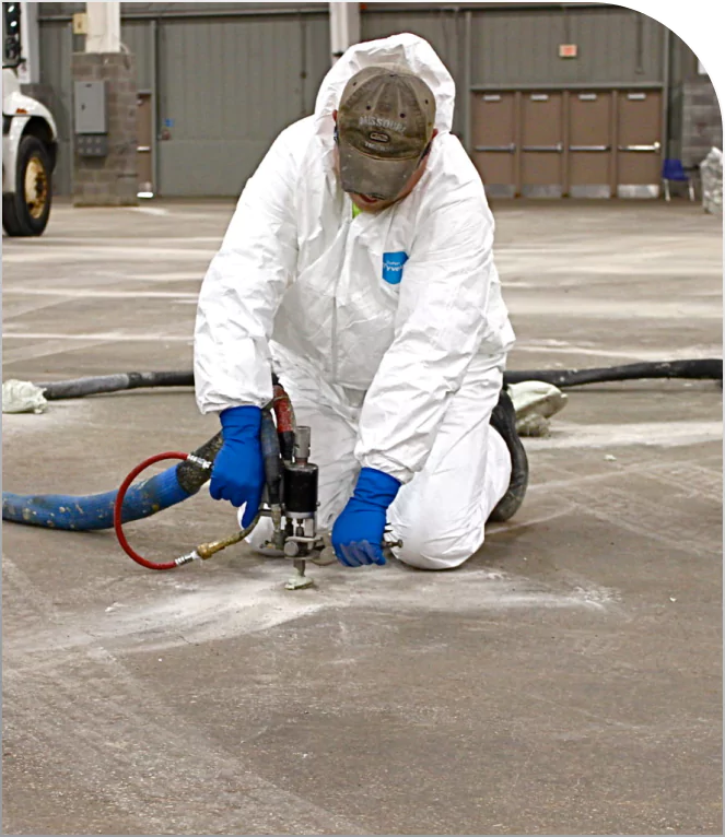 Professional spray foam concrete lifting and repair