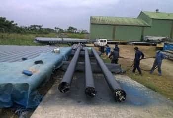 Natural gas pipeline coating