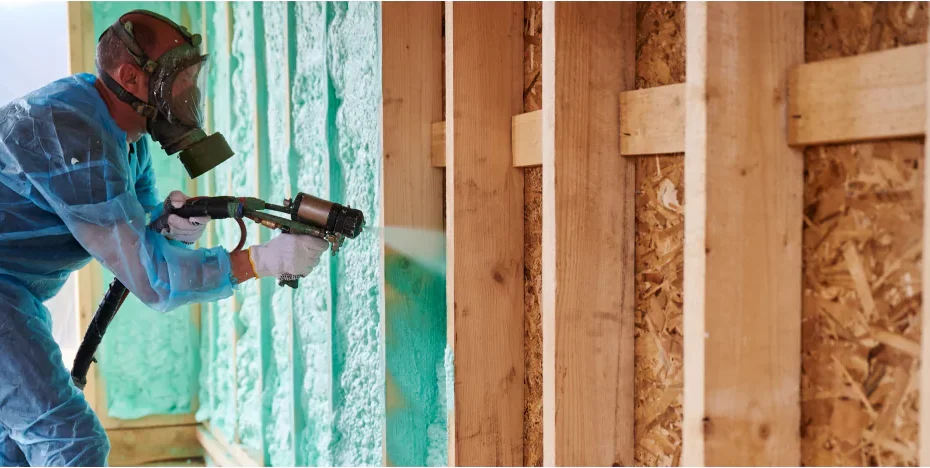 Spraying Foam Insulation In Walls