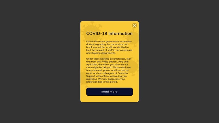 Covid-19-notification | ArmorThane